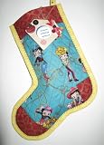 Betty Boop Quilting Christmas Stockings Handcrafted Keepsakes Personalized with Picture Frame - Free Shipping