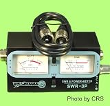 POWER / SWR METER CB Radio 100 Watts w/ 3' Jumper cable - Workman SWR3P & CX-3-PL-PL