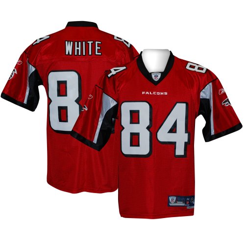 Atlanta Falcons Roddy White Premier Embroidered Red Reebok Jersey Adult M