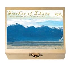 Smokes of Lhasa R�ucherwerk vom Dach der Welt. 12 D�fte befinden sich in einer dekorativen Holzkiste Ma�e: 11,4 x 9,5 cm, 3,4 cm hoch perfekt als Geschenk.