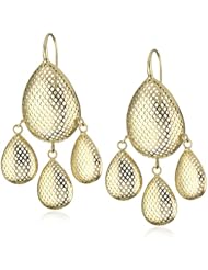 Ray Griffiths 18k Yellow Gold Large Quadruple Drop Earrings