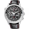 Citizen CA080-03E Gents Royal Air Force Red Arrows Chronograph Black Leather Strap Red Trimmings Watch
