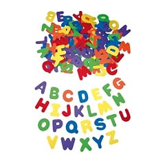EDUPLAY Moosgummi Gro�e Buchstaben 130 Teile, 6 Farben, 5cm gro�