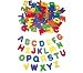 EDUPLAY Moosgummi Große Buchstaben 130 Teile, 6 Farben, 5cm groß