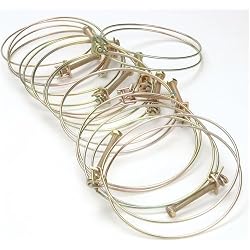 Grizzly H5357 10 Pack 4" Wire Hose Clamps