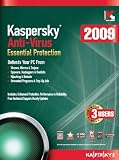 Kaspersky Anti-Virus 2009, 3-Desktop, 1 year Subscription (PC)