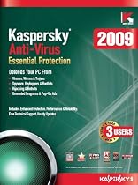 Kaspersky Anti-Virus 2009, 3-Desktop, 1 year Subscription (PC)