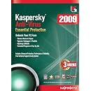 Kaspersky Anti-Virus 2009, 3-Desktop, 1 year Subscription (PC)