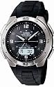 CASIO (カシオ) 腕時計 WAVE CEPTOR タフソーラー 電波時計 WVA-470J-1A2JF メンズ