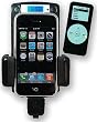 10-in-1 Black FM Transmitter Car Kit with Remote and Car Adapter