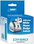 DYMO LabelWriter Labels White Adhesive Name Badges, White, 2-1/4" x 4", 250 per pack