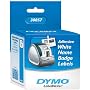 Dymo Star 30857 White Name Badge Adhesive