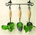 Metal Shovel Wall Vase/Planters with Wrought Iron Hook