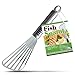 Elite Chef Fish Spatula Turner with Offset Slotted Metal Head Keeps Your Food Intact