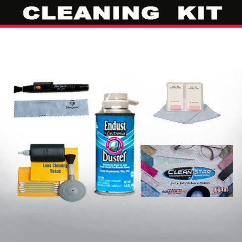 Digital SLR Camera & Lens 5-Piece Deluxe Cleaning Kit For Canon Digital Rebel XTi, XT, EOS 40D, 30D, 20D, 5D, 1D Mark III Cameras