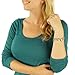 West Coast Jewelry Women's Stainless Steel Polished Heart Charm Dangle Bracelet - 6.5