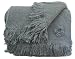 Alpaca Natural Fiber Handmade Sofa Throw - Antique Green (Extra Large)