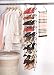 Shoe Organizer - Hold 10 Pairs - Hanging (Black) (60