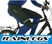 RAINLEGS-Beinschützer Regenschutz Rainlegs Schwarz Gr. M, winddicht, reißfest & extrem wasserdicht
