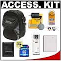 Rokinon Digital Camera Weather Resistant Carry Case + NB-4L Battery + 4GB SDHC Card + Cleaning Kit for Canon Powershot SD450, SD630, SD750, SD1000 & SD1100 IS Digital Cameras