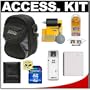 Rokinon Digital Camera Weather Resistant Carry Case + NB-4L Battery + 4GB SDHC Card + Cleaning Kit for Canon Powershot SD780 IS, SD940 IS, SD960 IS, SD1100 IS & SD1400 IS Digital Cameras