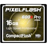 Buy 16GB PixelFlash 600x CF Compact Flash Memory Card Light Speed Professional Series