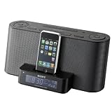 Sony ICF C1 IP Docking Station für Apple iPod mit Uhrenradio schwarz