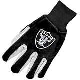 NFL McArthur Oakland Raiders Two-Tone Utility Gloves