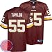 Men's Jason Taylor Washington Redskins #55 NFL Equipment Replica Football Jersey by Reebok (Maroon-W(Size=LARGE)