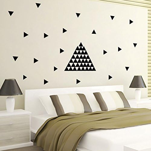 Home Decor Baby Nursery Wall Stickers for Kids Room Triangle Wall Pattern Vinyl Decal Stickers
