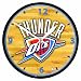 NBA Oklahoma City Thunder Round Clock