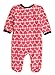 Calvin Klein Baby Girls' Pink Heart Print Microfleece Pajamaer