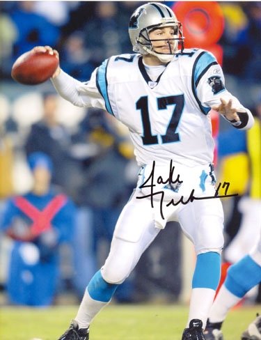 Jake Delhomme Carolina Panthers Autographed/Hand Signed 8x10 Photo