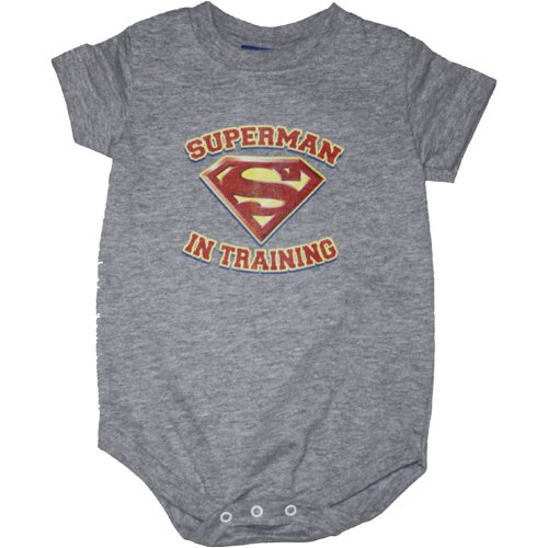  Superman In Training Infant Bodysuit, 6 Months