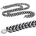 Brand new Black 7-8mm AA Freshwater Pearl Necklace 18 inch Princess Length on sales