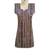 Handmade Jaipuri Embroidered Cotton Top With Miror Work (Free Shipping) LLtop0059r