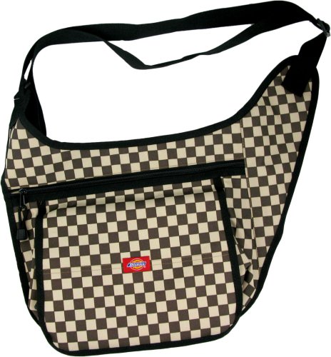 Buy Dickies Brown and Tan Check City Messenger Bag