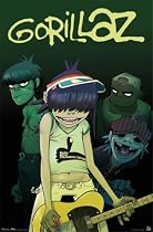 Gorillaz (Cinderblock) Music Poster Print - 24" X 36"