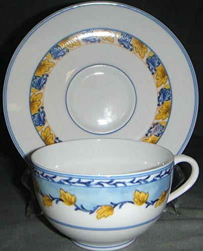 Limoges Jammet Seignolles Ciel D'ete Cup & Saucer (Round Bottom)