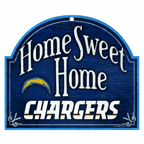 NFL San Diego Chargers 10-by-11 inch Wood 