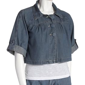 Jeanstar Ladies Yasmine Cropped Denim Jacket by Jeanstar