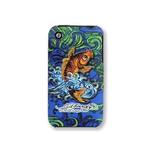 Ed Hardy Tattoo Faceplate Cover Skin KOI Fish f�r iPhone 3GS