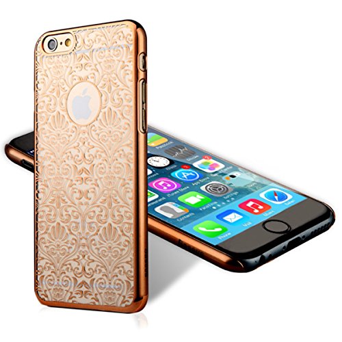 IPHONE 6 Case -Baseus® [Royal Series] Luxury Snow Pattern Premium Clear Hybrid Protector Case Hard Back Cover for iPhone 6 4.7 inch JC137
