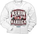 Kevin Harvick NASCAR #4-Budweiser Flameout Long Sleeve T-Shirt-White