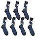 SUTTOS Men's Casual Cotton Blend Fashion Design Mid Calf Fun Dress Crew Socks,7 Pairs
