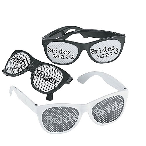 Bridal Bachelorette Party Favors Brides Maid Wedding Glasses Kit