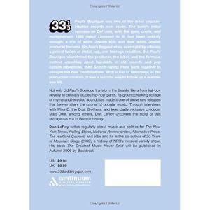 The Beastie Boys' Paul's Boutique (33 1/3)