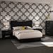 Step One Full/Queen Platform Bedroom Set in Pure Black