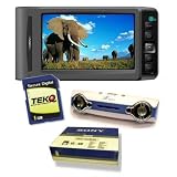 Vosonic 64GB Solid State VP8870 Multimedia Storage Viewer, Photo Player, Video Player, Recorder, MP3 Player, Image Tank - Read's all cards - Mega Bundle