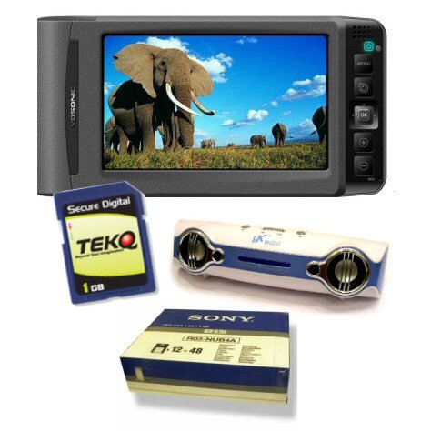 Childrens Toyshop  Electronics : Vosonic VP8860 Multimedia Storage Viewer 120GB MEGA BUNDLE
